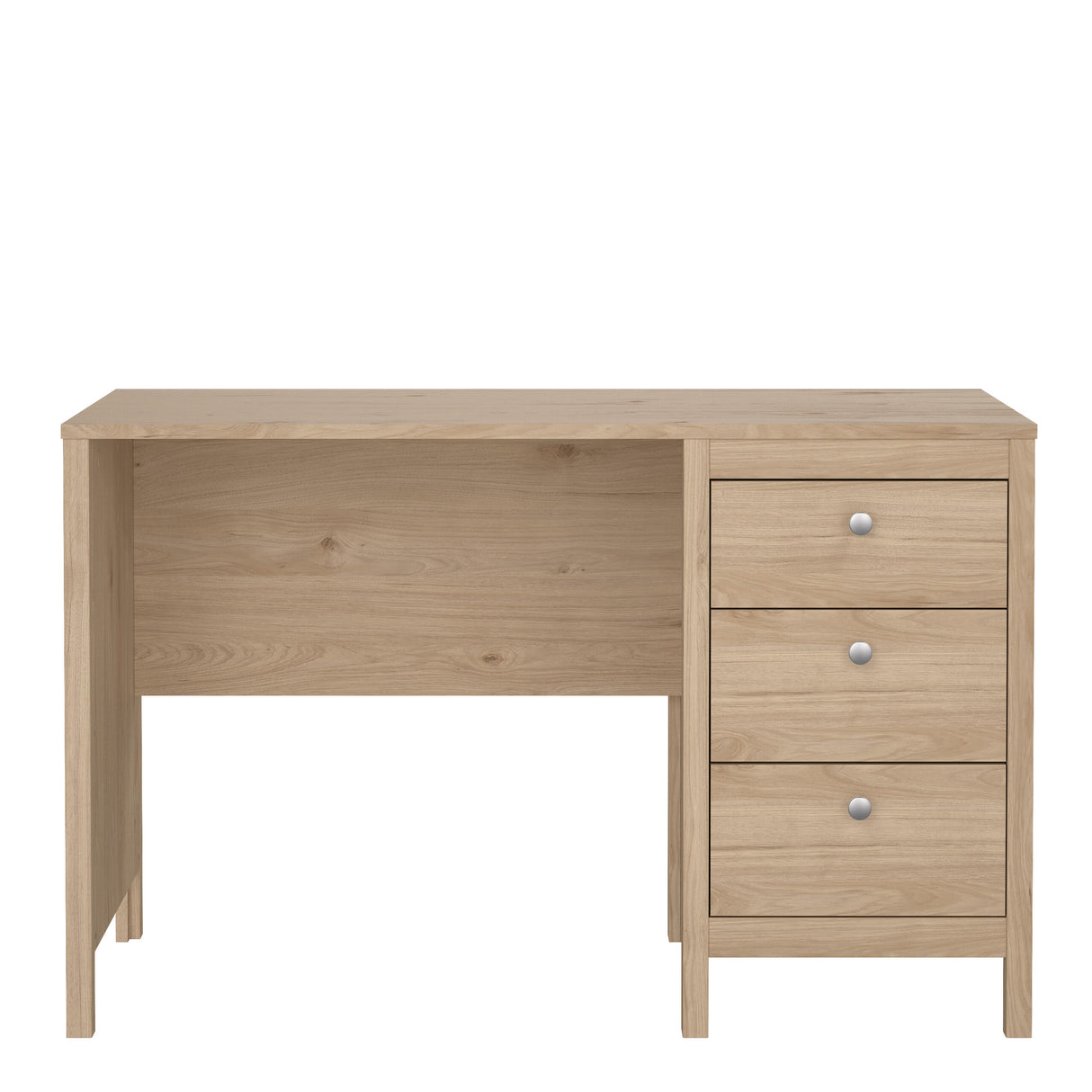 Madrid Desk 3 drawers in Jackson Hickory Oak