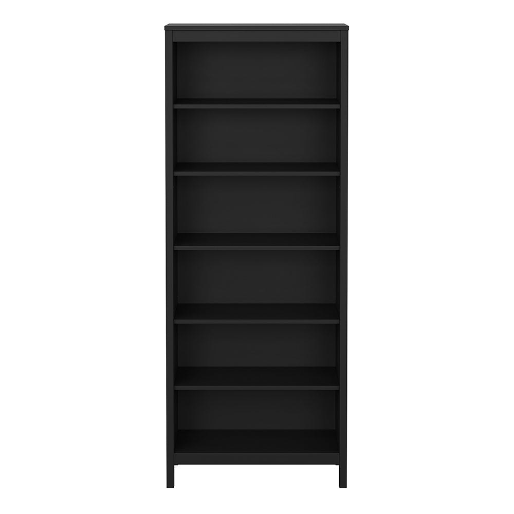 Madrid Bookcase in Matt Black