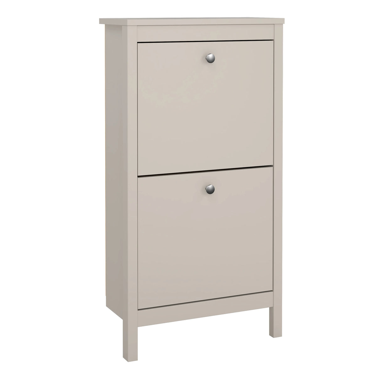 Madrid Shoe Cabinet 2 Flip Down Doors in Cashmere