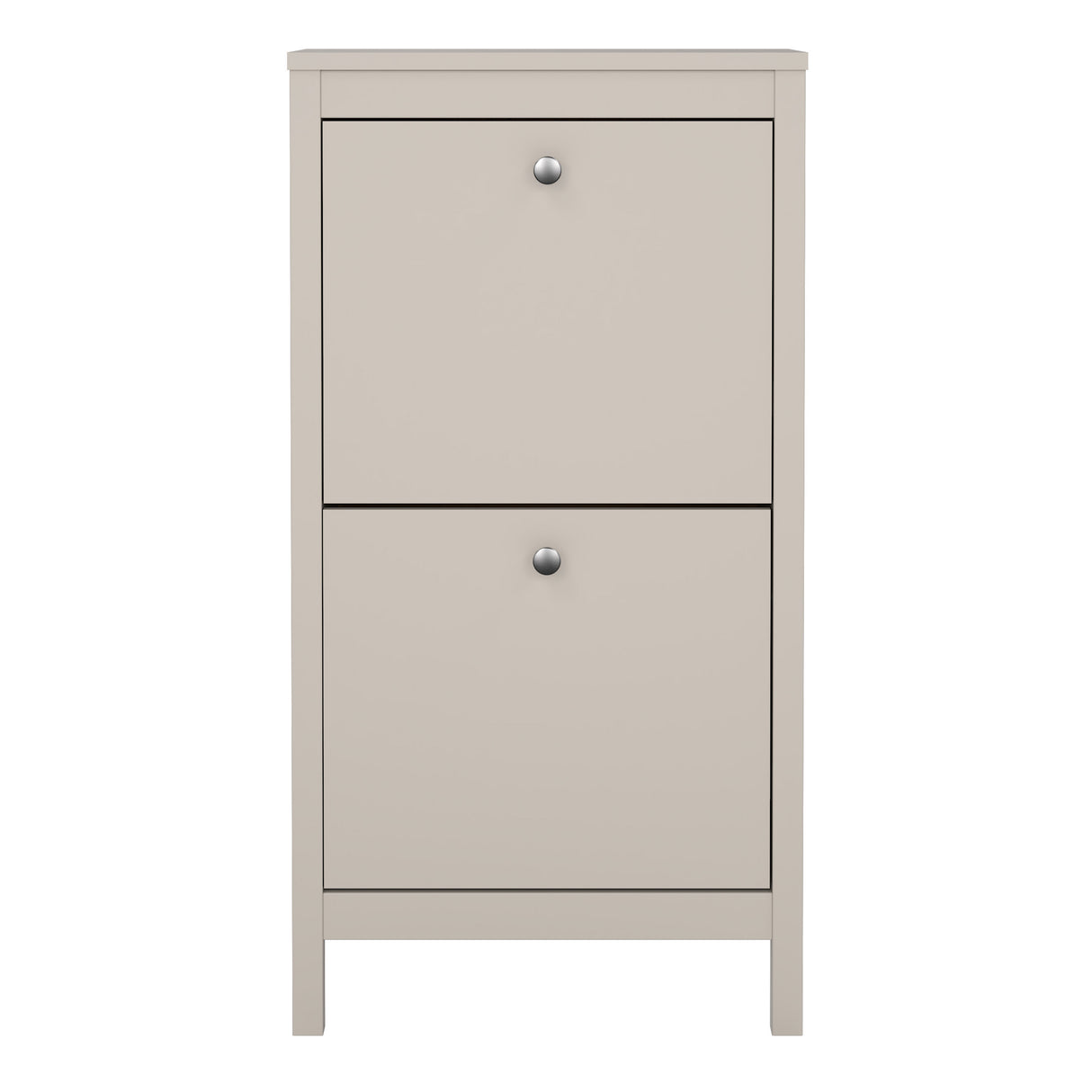 Madrid Shoe Cabinet 2 Flip Down Doors in Cashmere