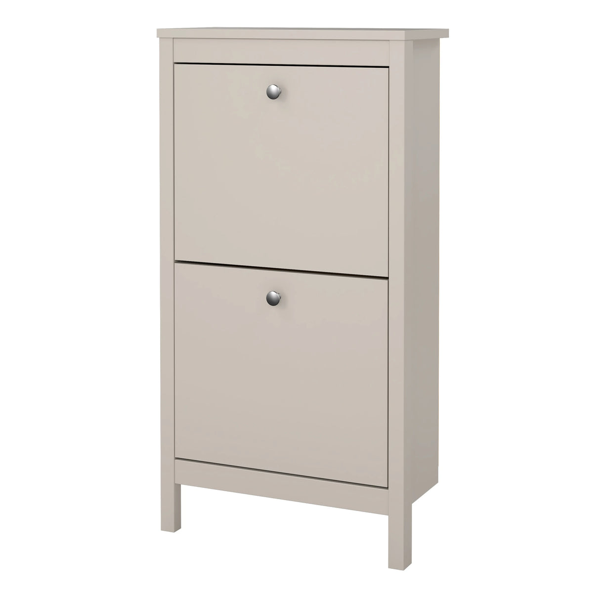 Madrid Shoe Cabinet 2 Flip Down Doors in Cashmere