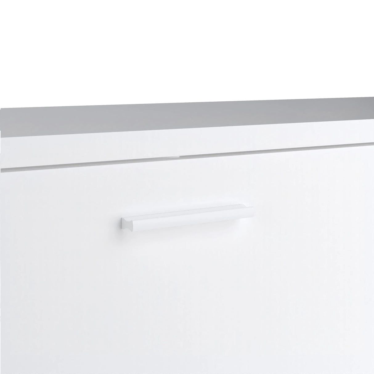 Media TV Unit with 2 Doors and 1 Drawer in White (147cm)