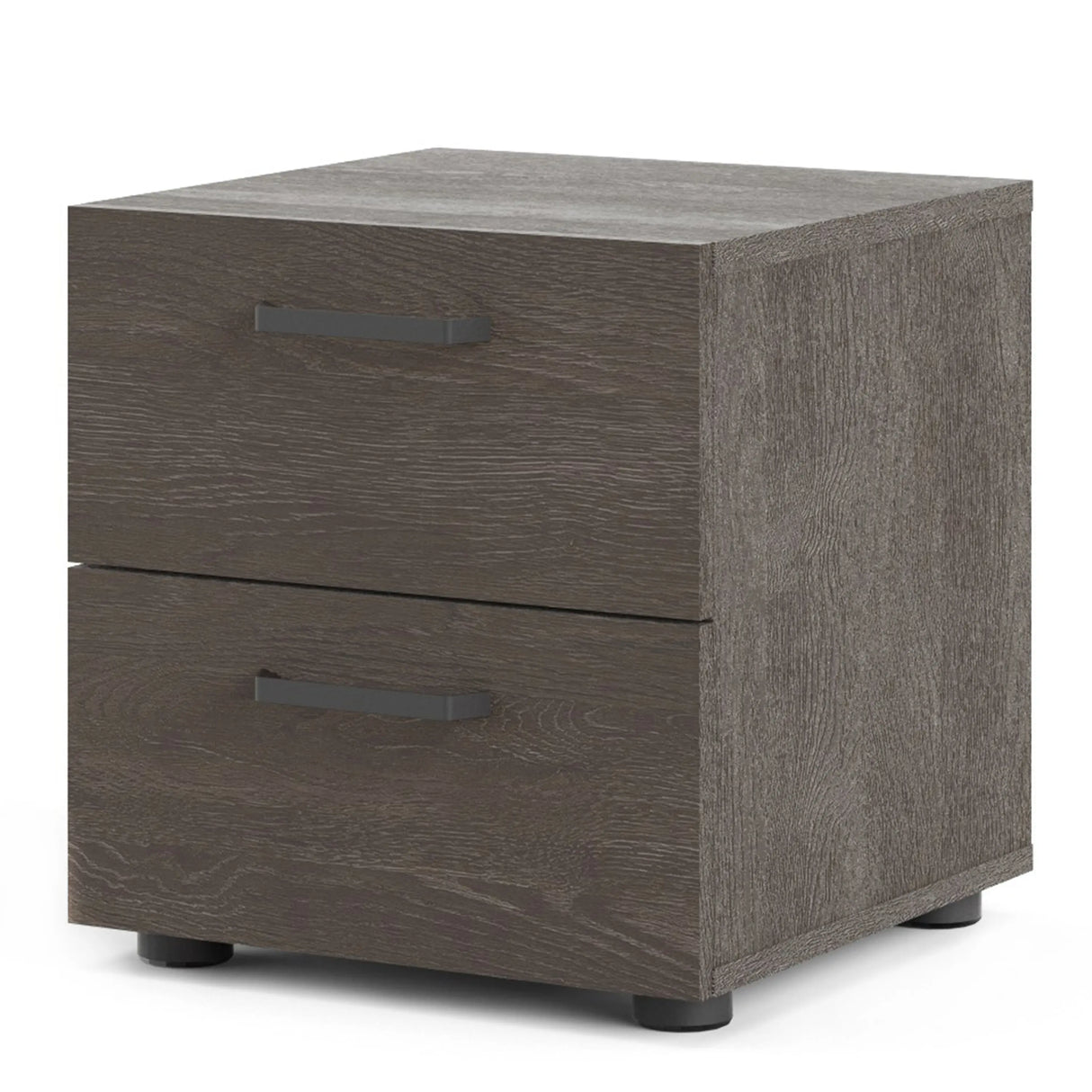 Dallas Nightstand with 2 Drawers in Dark Oak