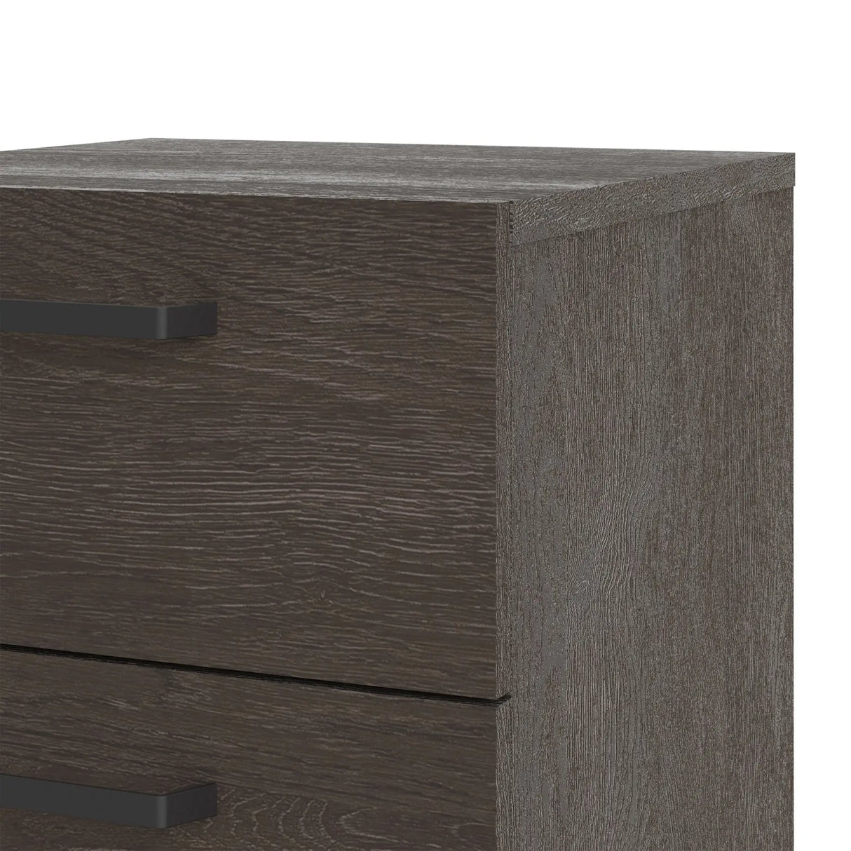 Dallas Nightstand with 2 Drawers in Dark Oak