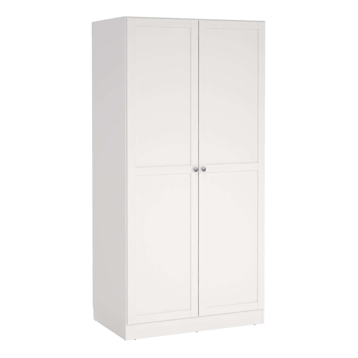 Brande Wardrobe 2 Frame Doors in White