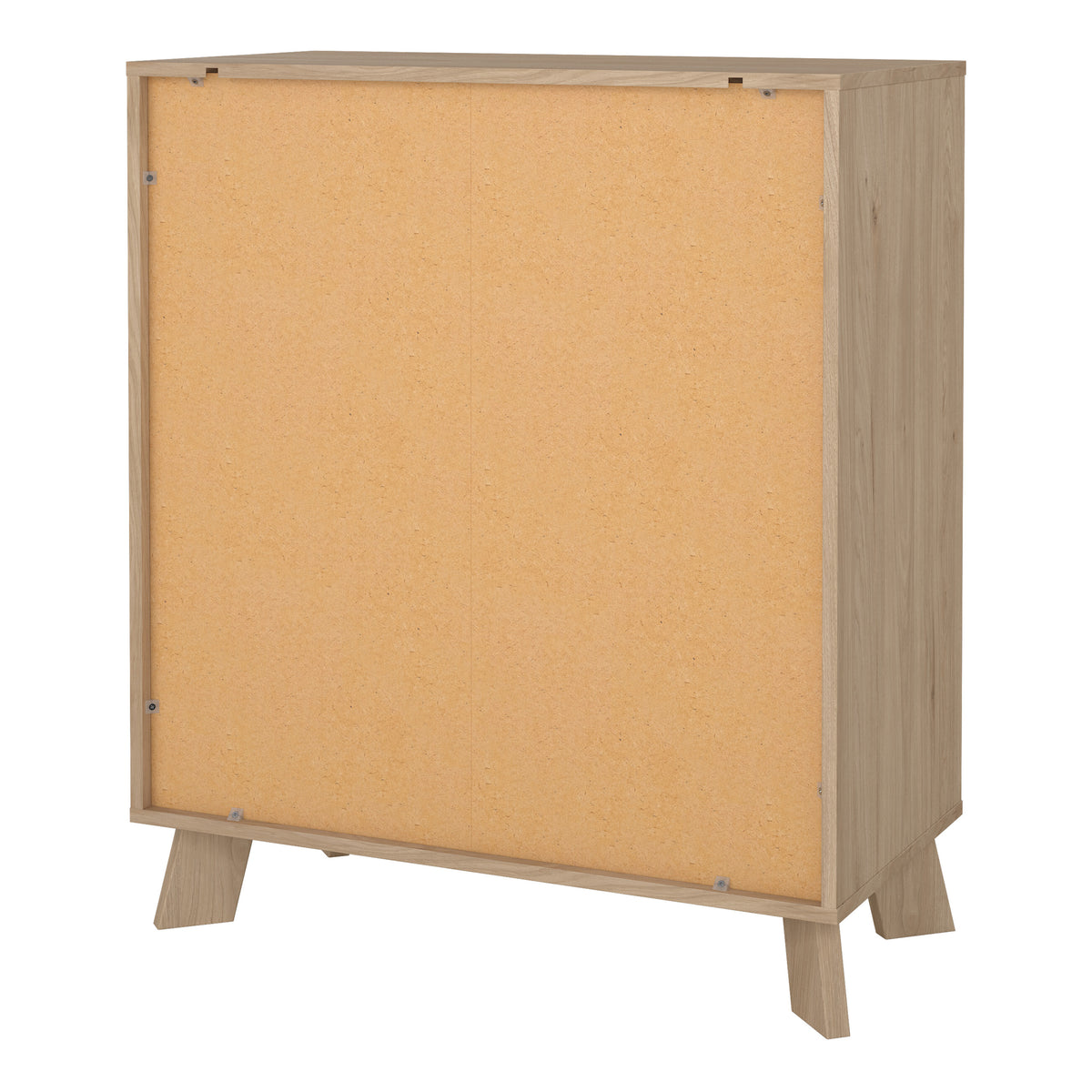 Ikast Chest 3 Drawers In Jackson Hickory and White