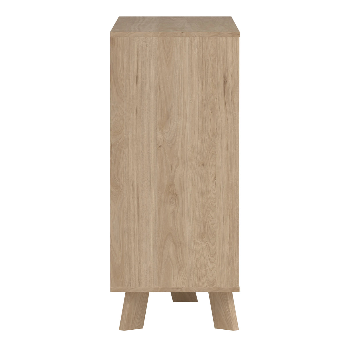 Ikast Double Dresser 6 Drawers in Jackson Hickory and White