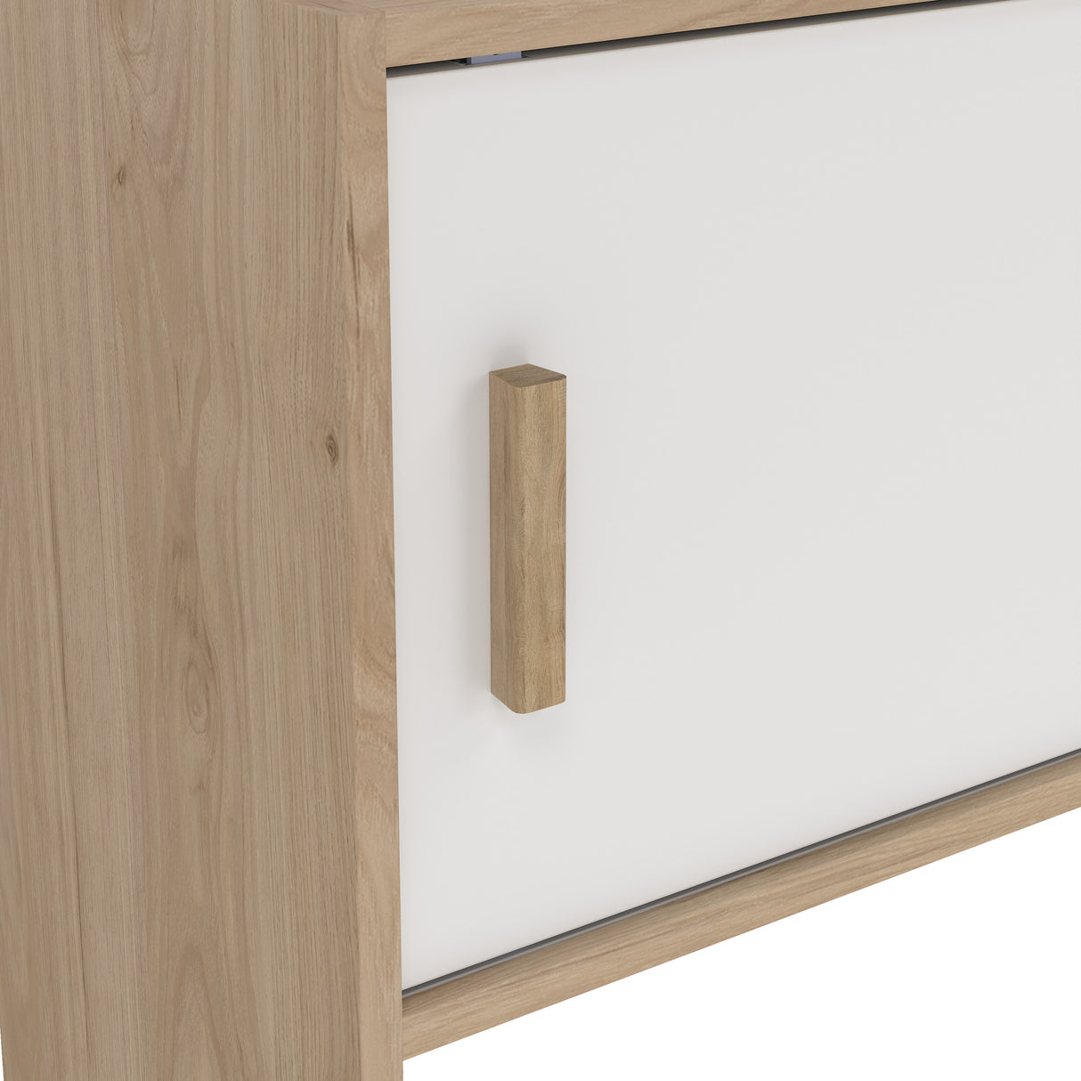 Ikast TV-Wall unit with 2 sliding doors In Jackson Hickory and White