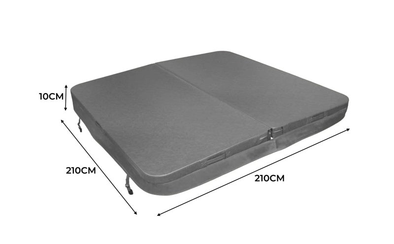 2.1m Hot Tub Spa Cover - Grey