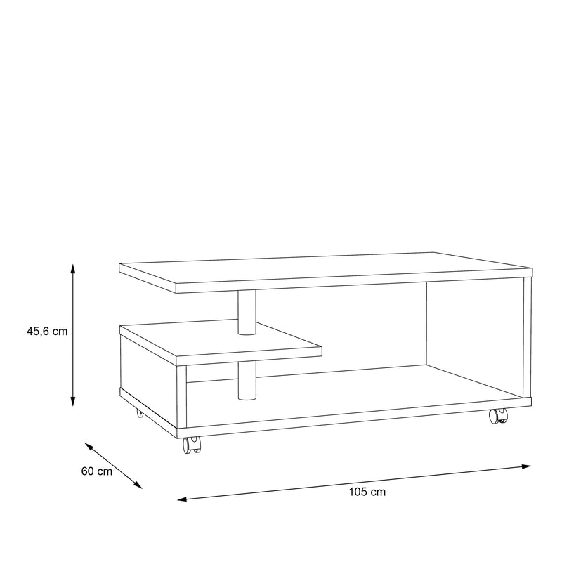 Bailey Coffee Table in Antique Oak