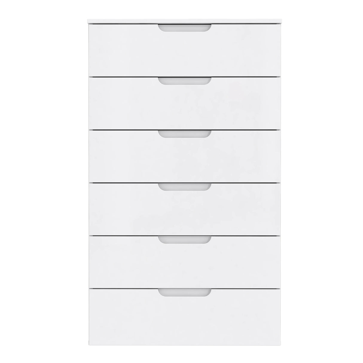 Sienna Chest of 6 Drawers in White Gloss