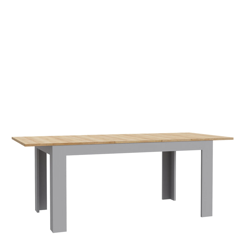 Bohol Extending Dining Table 160-207cm in Grey/Riviera Oak