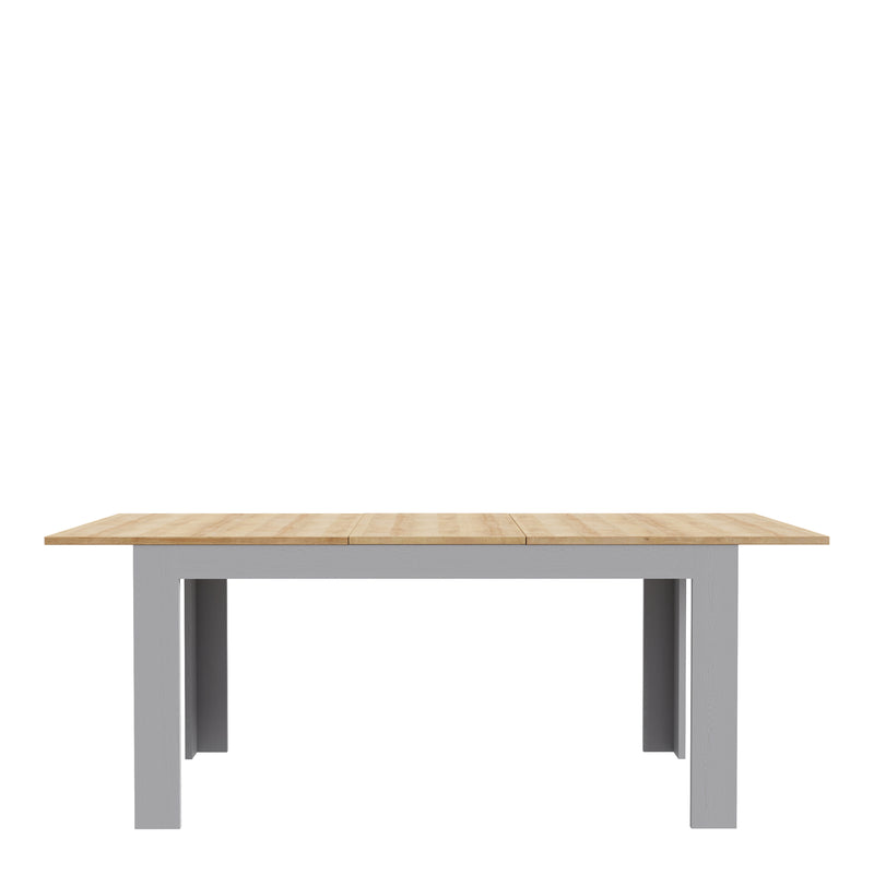 Bohol Extending Dining Table 160-207cm in Grey/Riviera Oak