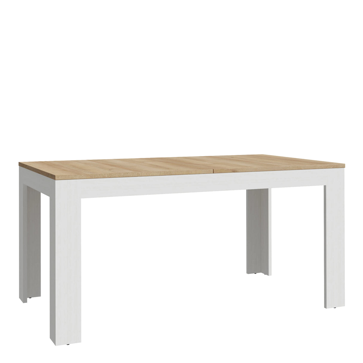 Bohol Extending Dining Table 160 to 207cm in White and Oak