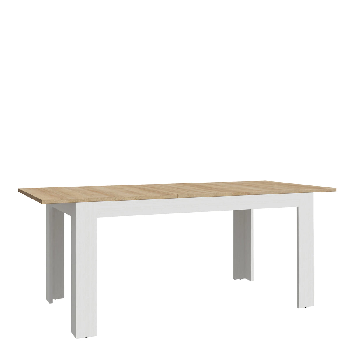 Bohol Extending Dining Table 160 to 207cm in White and Oak