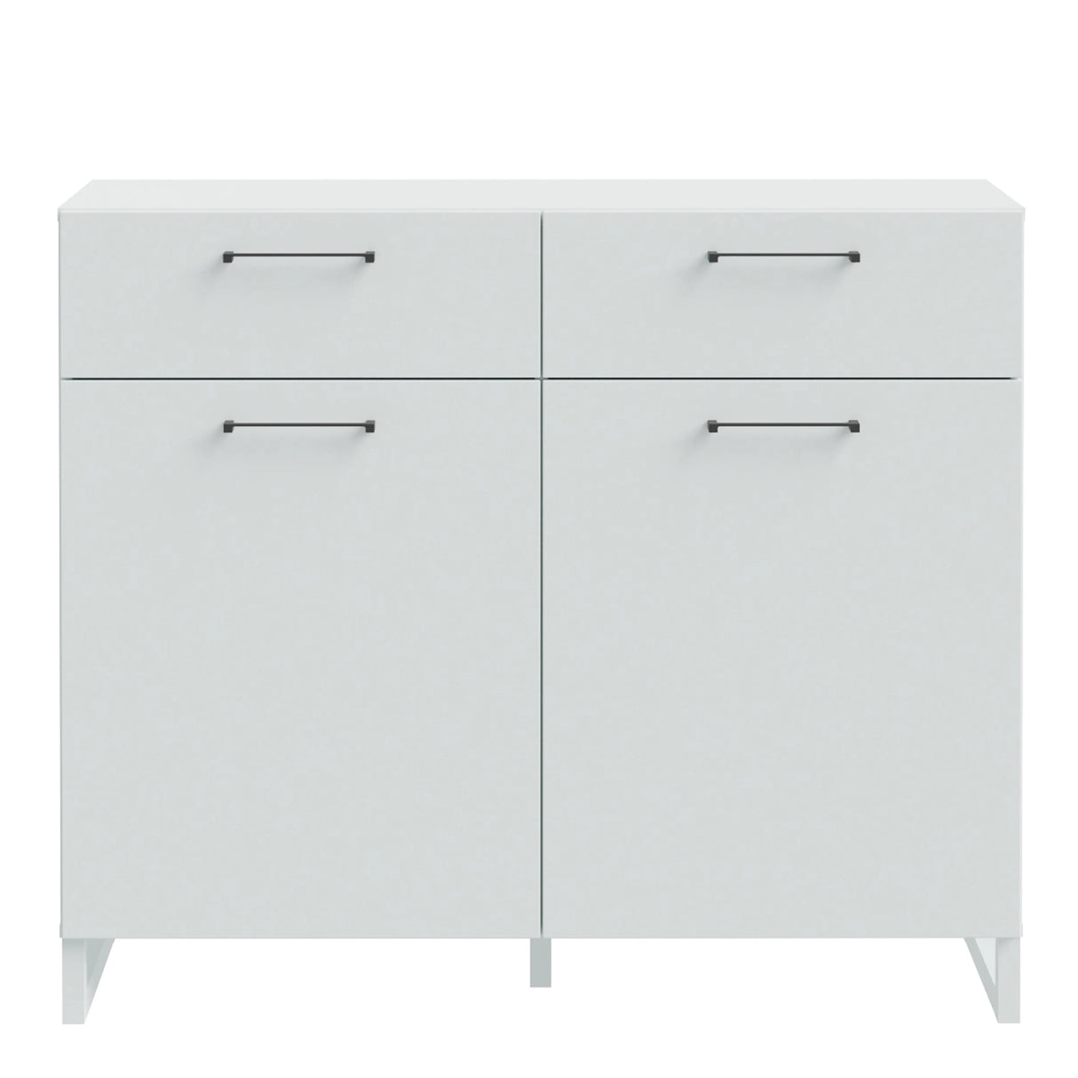 Sali 2 Door 2 Drawer Chest in Light Grey