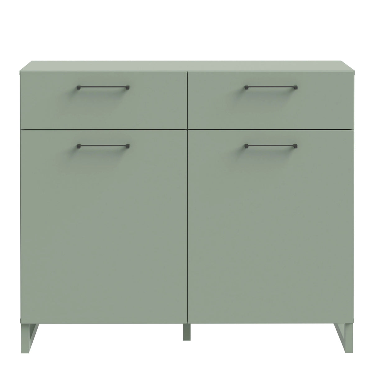 Sali 2 Door 2 Drawer Chest in Sage Green