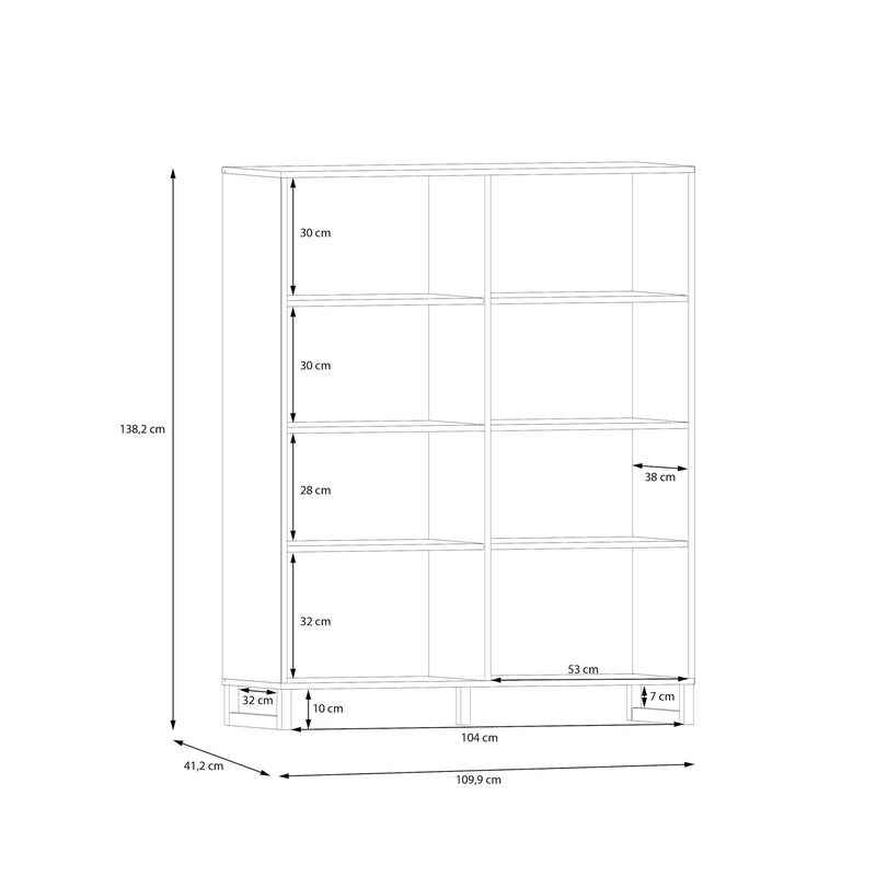 Sali 4 Door Highboard in Sage Green