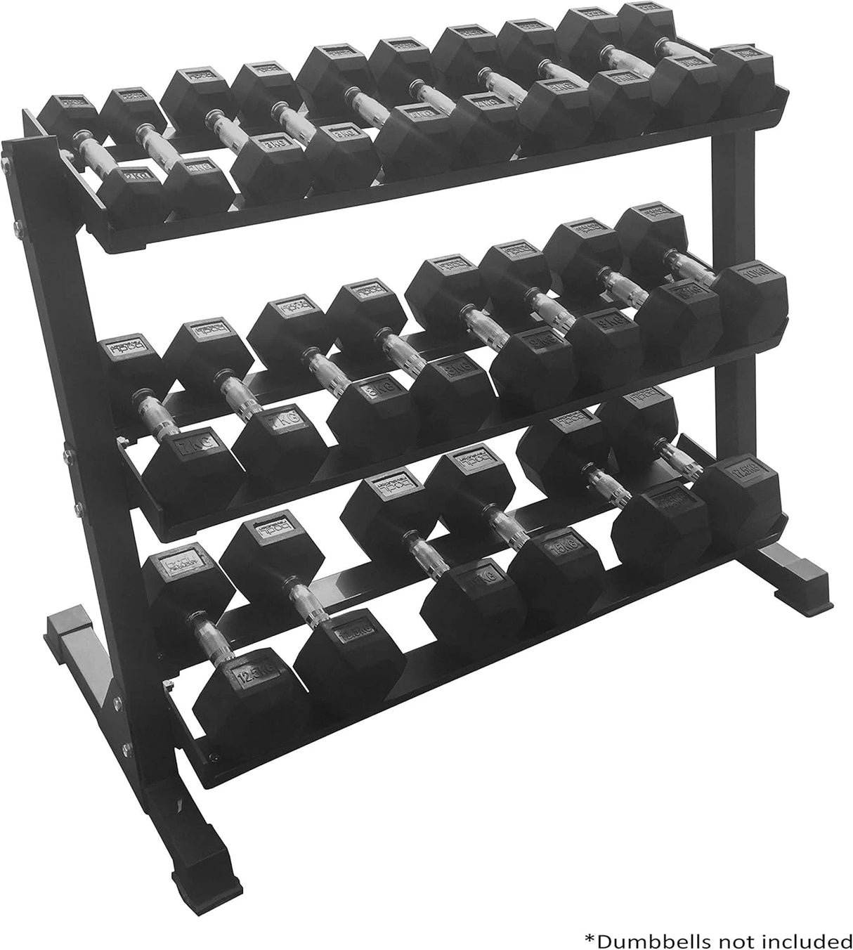 Dumbbell Rack Wide 3 Tier