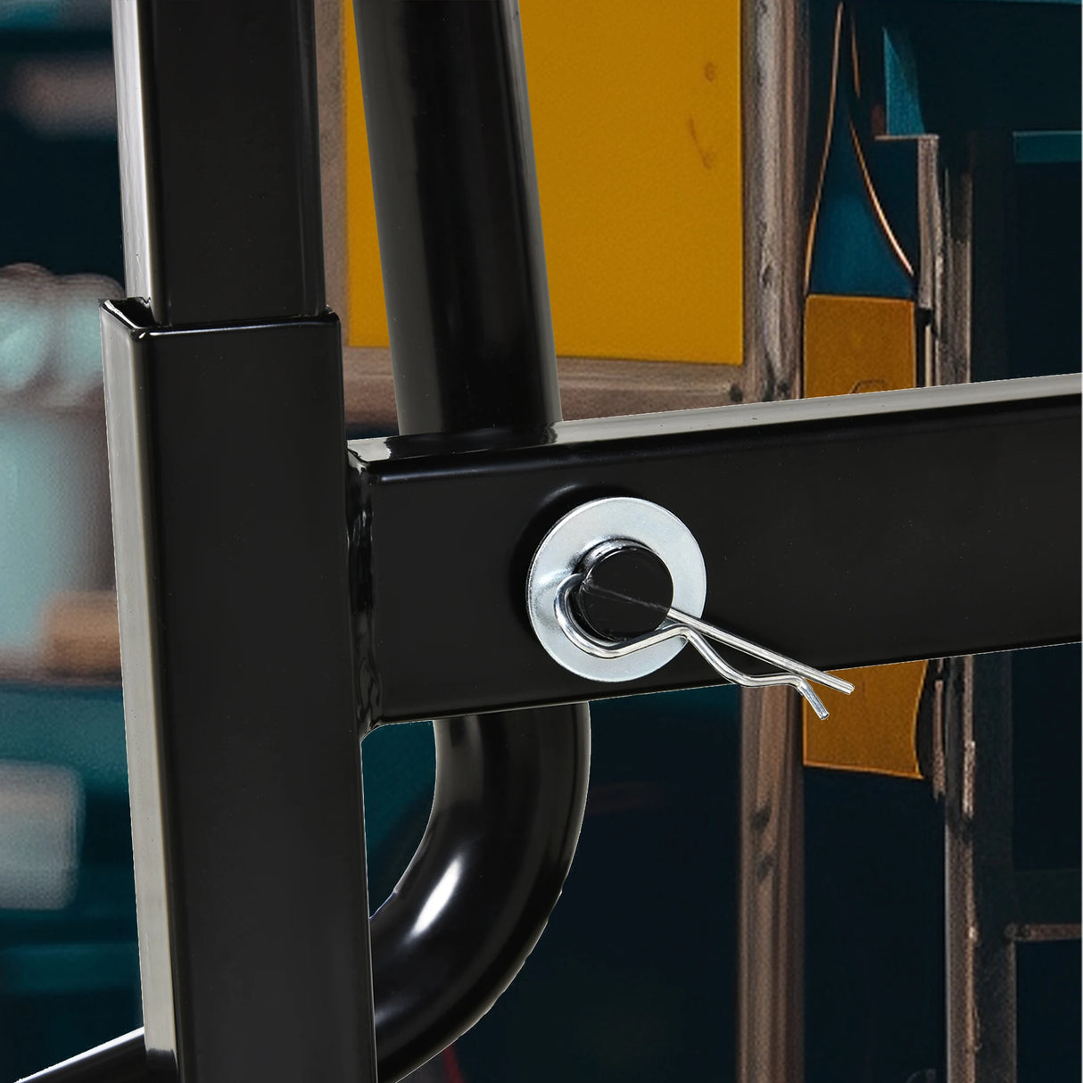 DURHAND Steel Motorbike Jack Lift, 27.5 / 39.5 H cm - Black