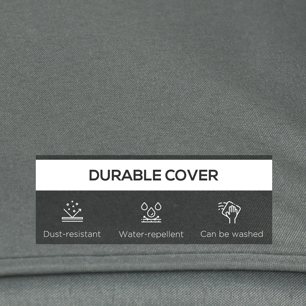 Outsunny Set of 14 Dining Set Cushions - Grey