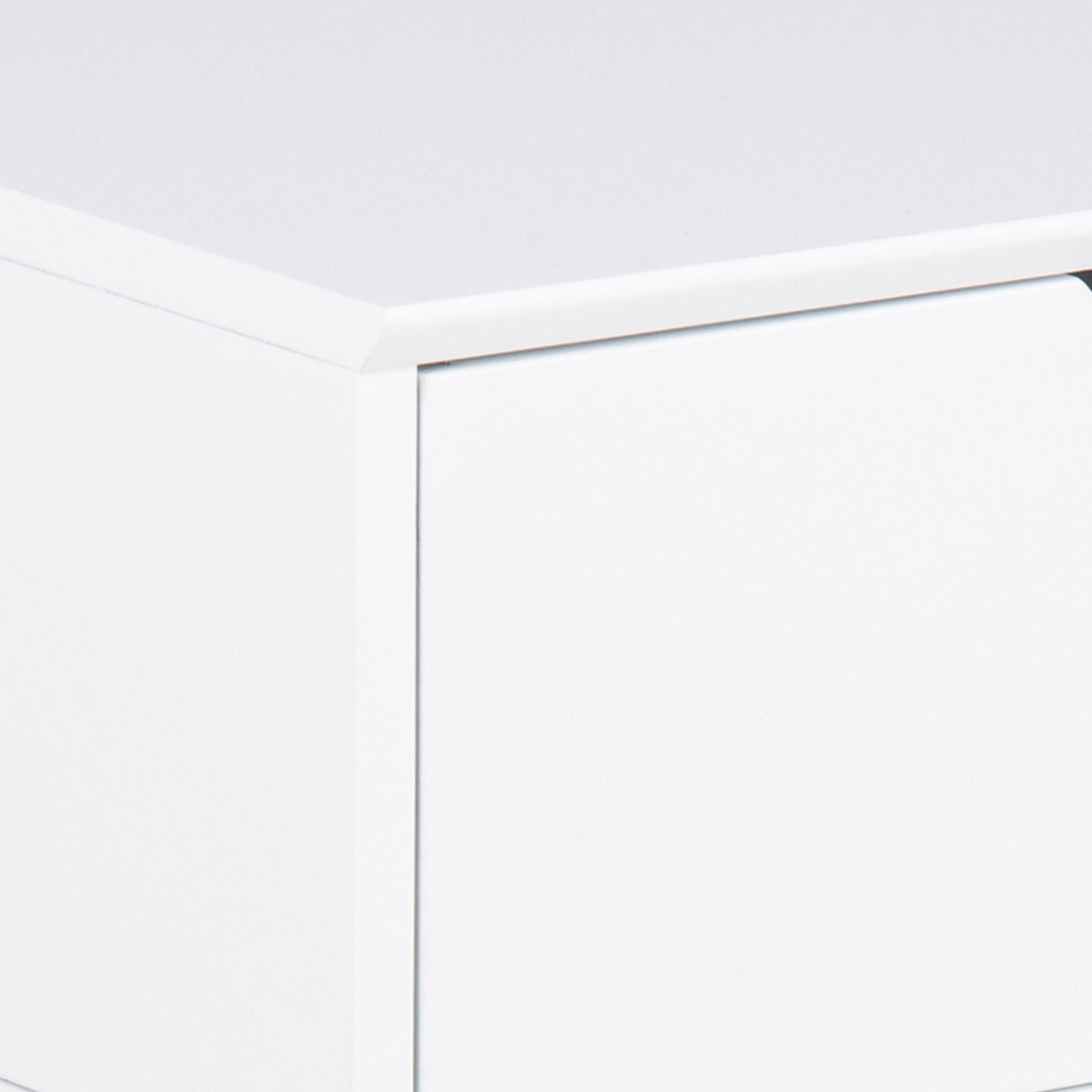 Mitra 1 Drawer Bedside Table in White