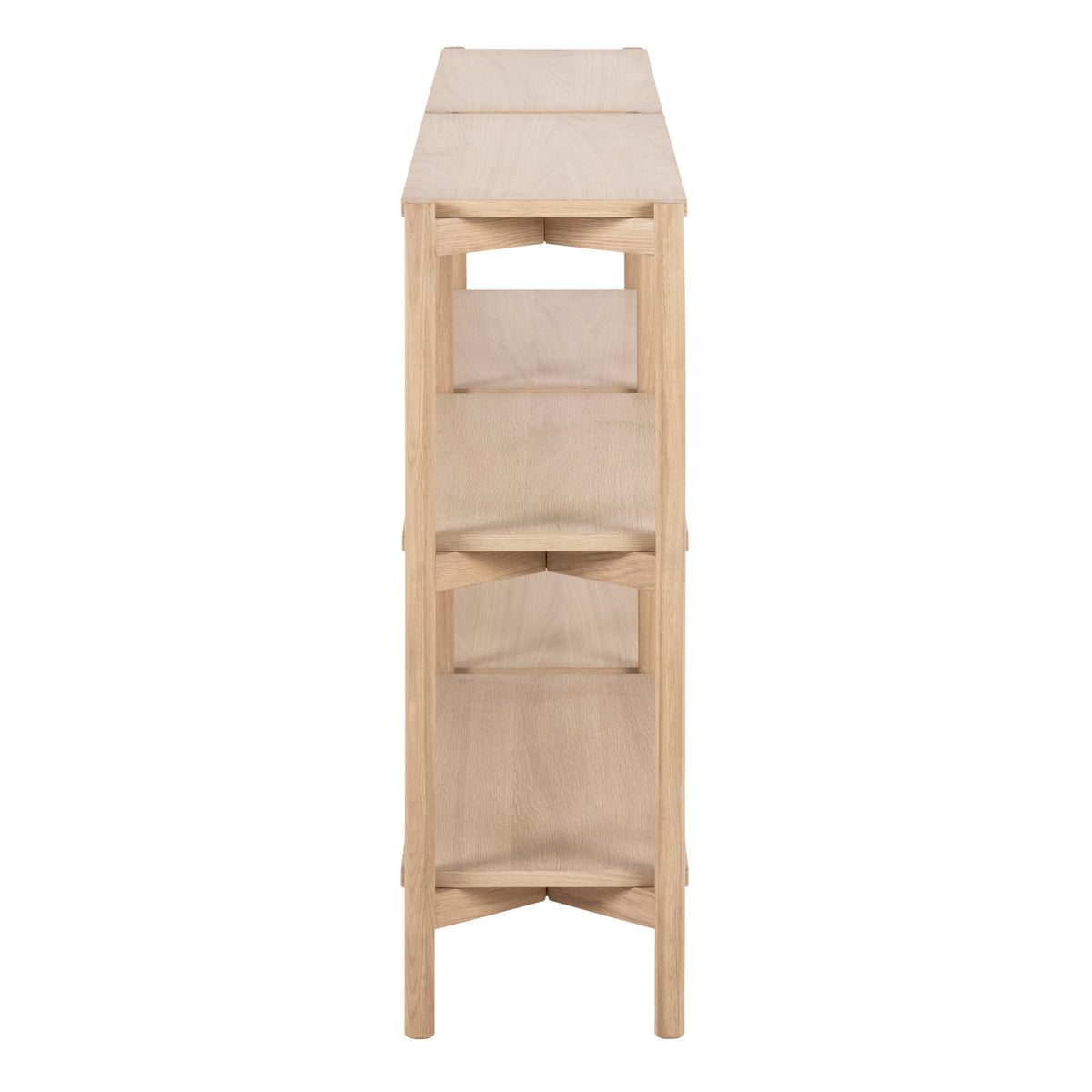 Braidwood bookcase with 4 shelves in White