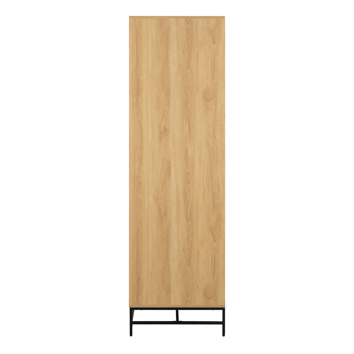 Albany Wardrobe 4 Doors in Black/Oak