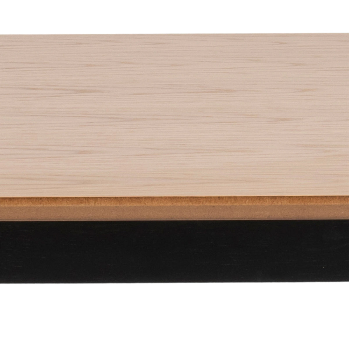 Roxby Dining Table in Oak & Black 120x76cm