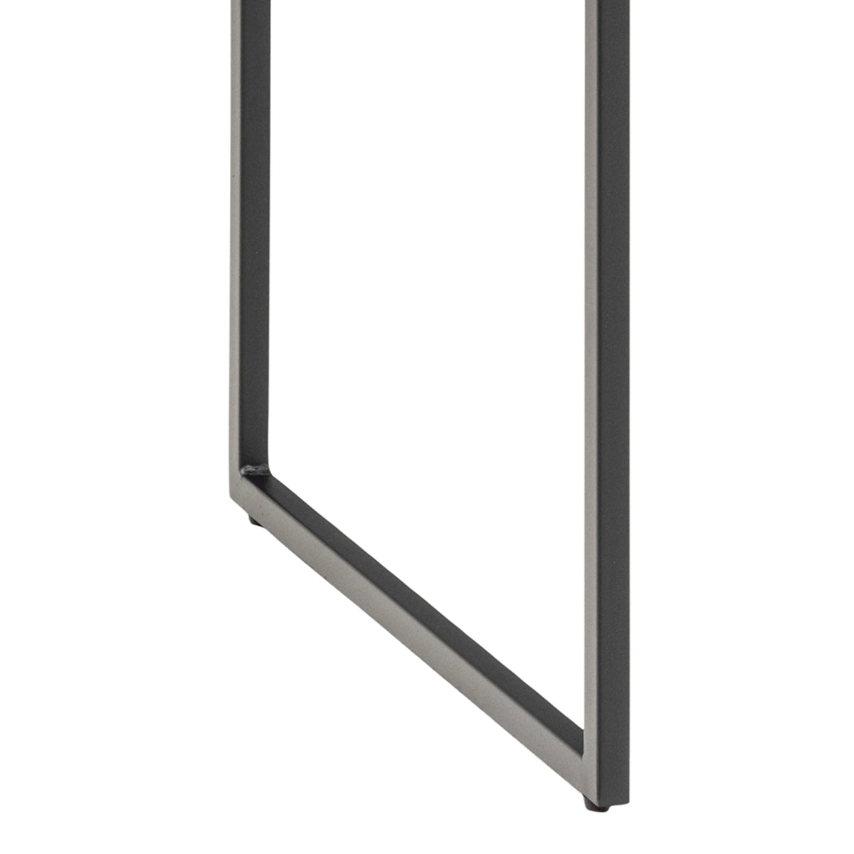 Seaford 1 Drawer Desk in Ash Black