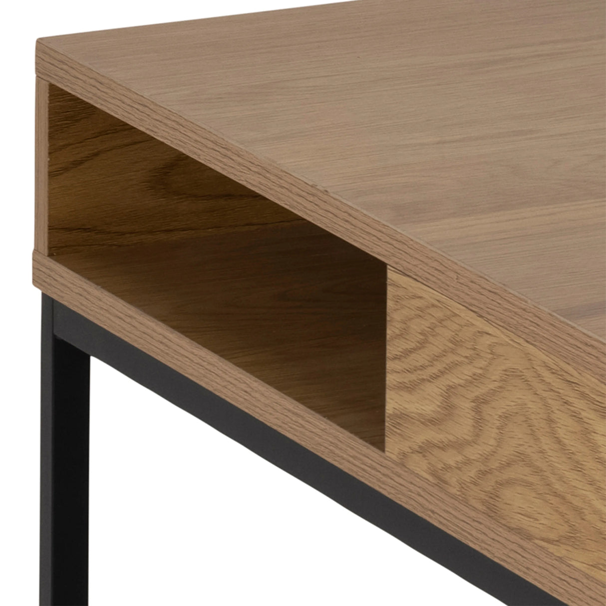 Willford Coffee Table in Oak and Black