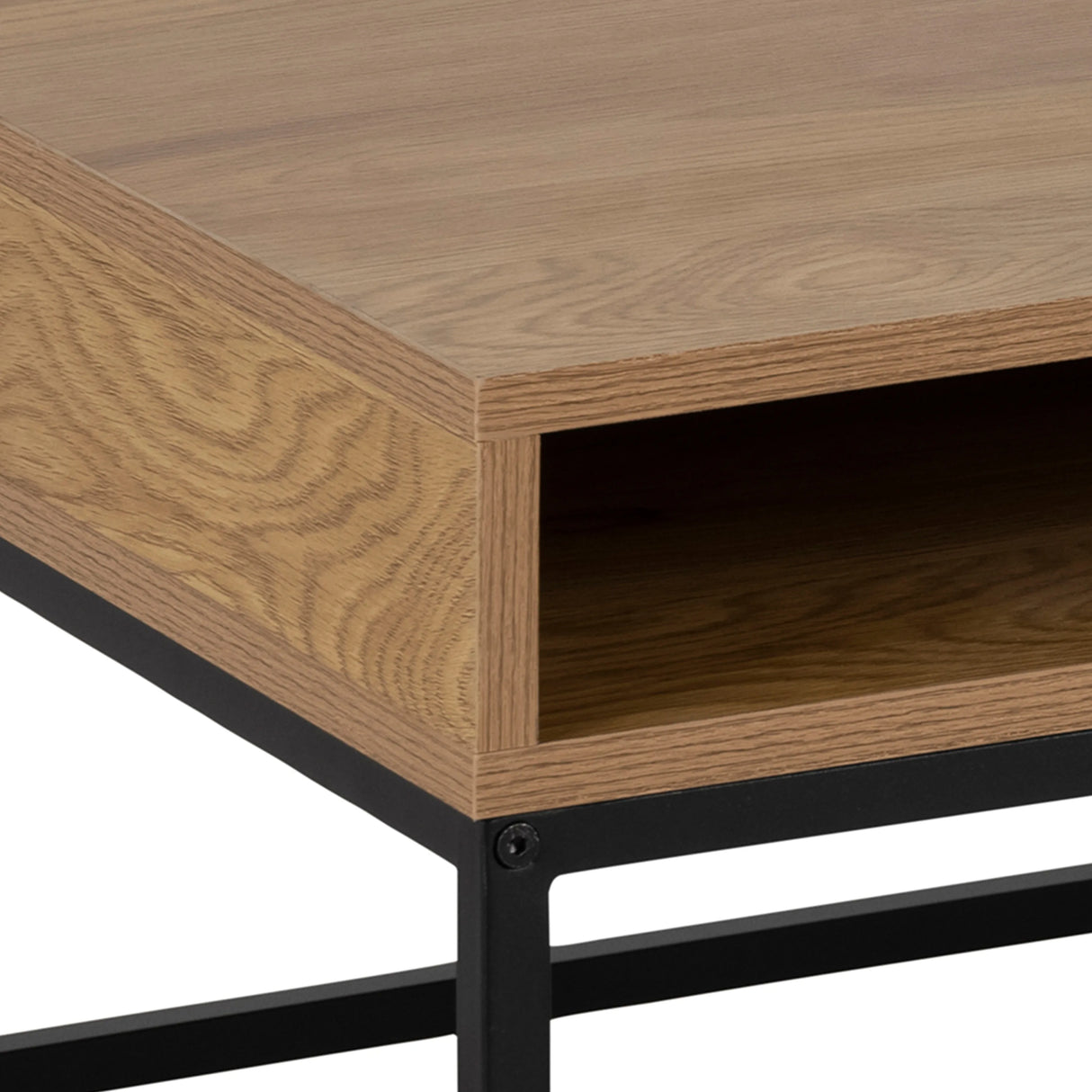 Willford Coffee Table in Oak and Black