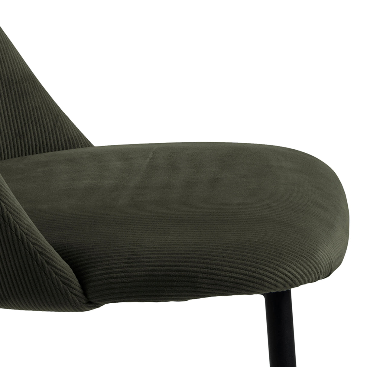 Ines Dining Chair in Olive Green Set of 4