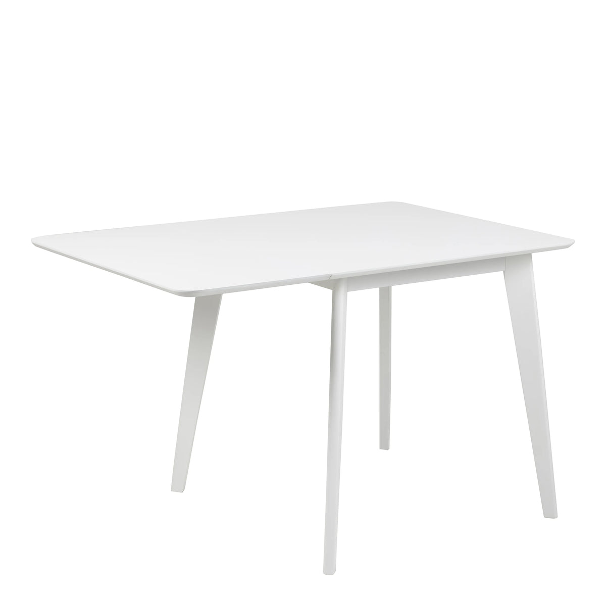 Roxby Square Dining Table in White 120x76cm