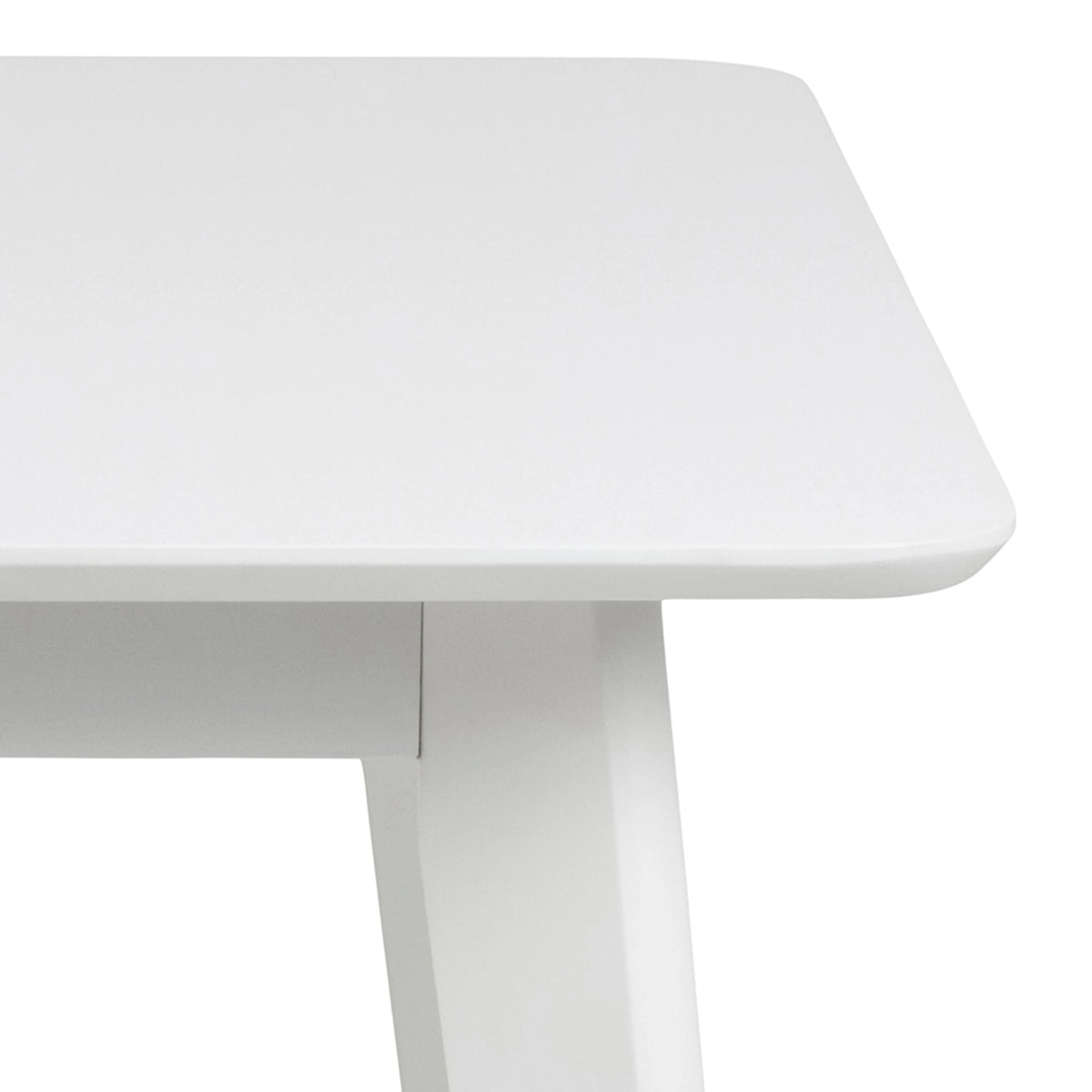 Roxby Square Dining Table in White 120x76cm