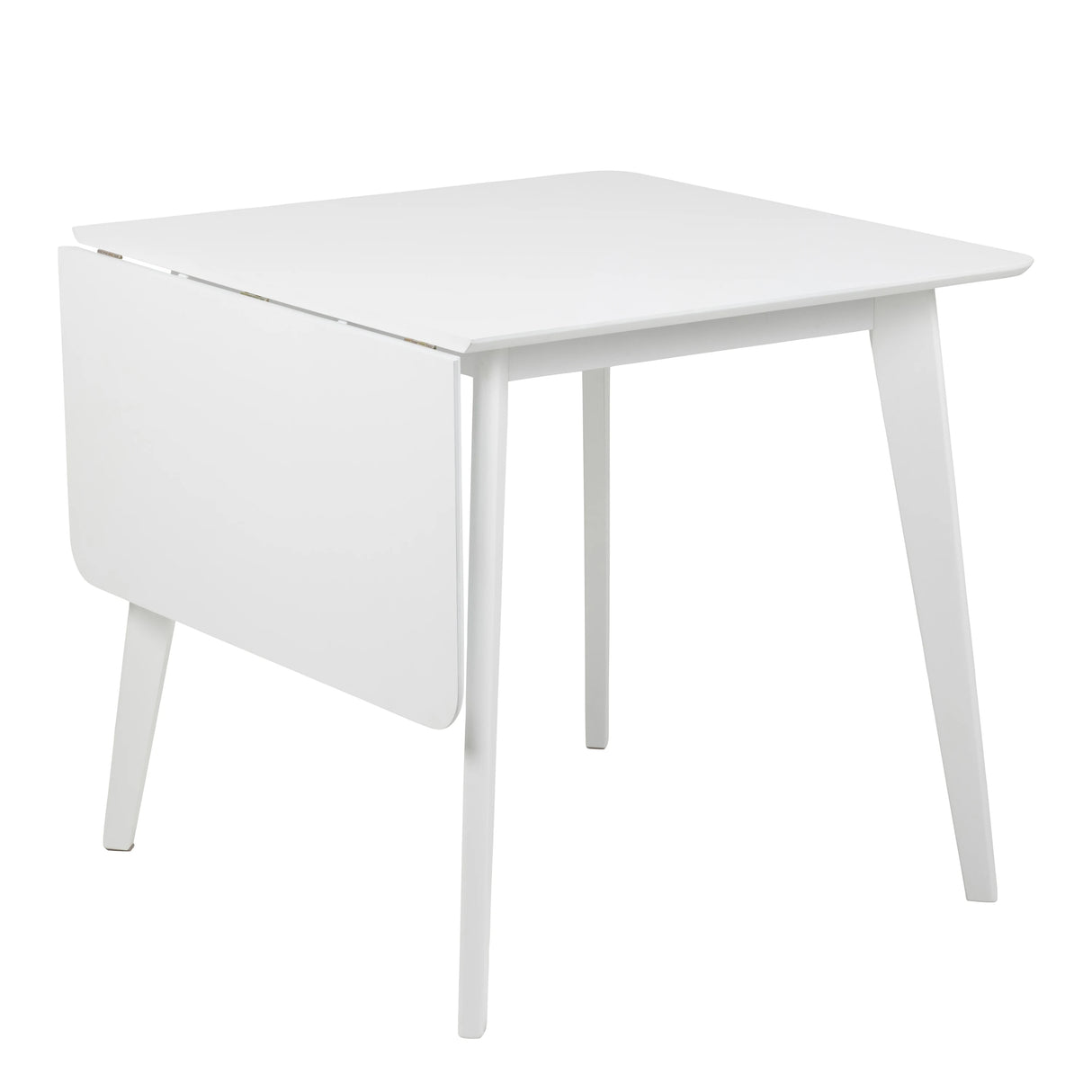 Roxby Square Dining Table in White includes 4 Roxby Dining Chair in White
