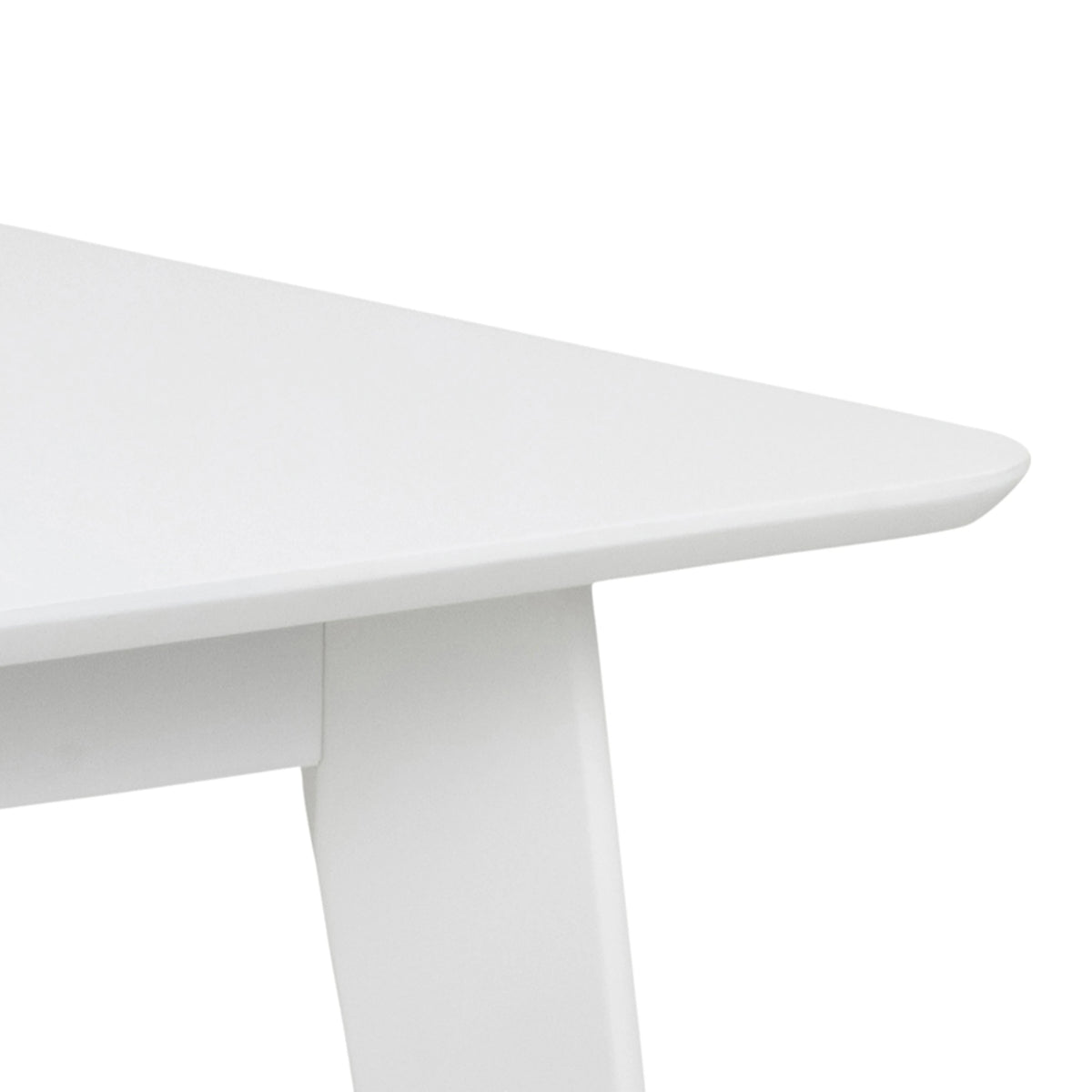Roxby Square Dining Table in White includes 4 Roxby Dining Chair in White