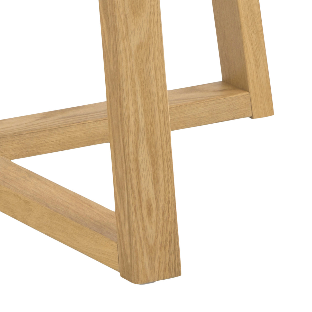 Malika Round Dining Table in Oak 120x75cm