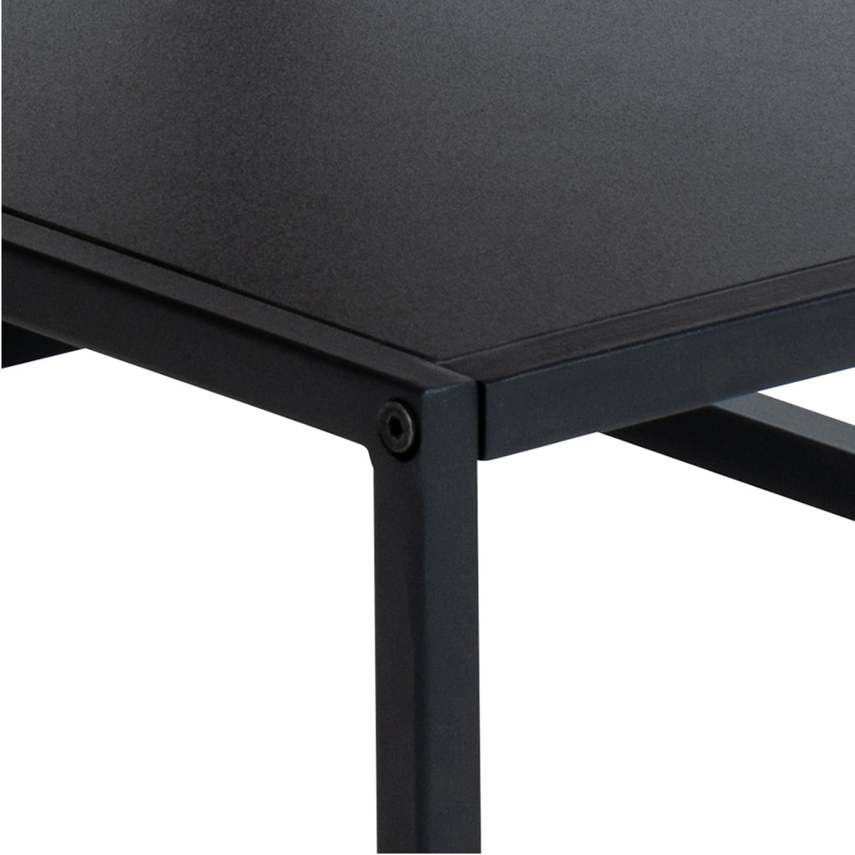Gila Coffee Table with Open Shelf in Oak & Black