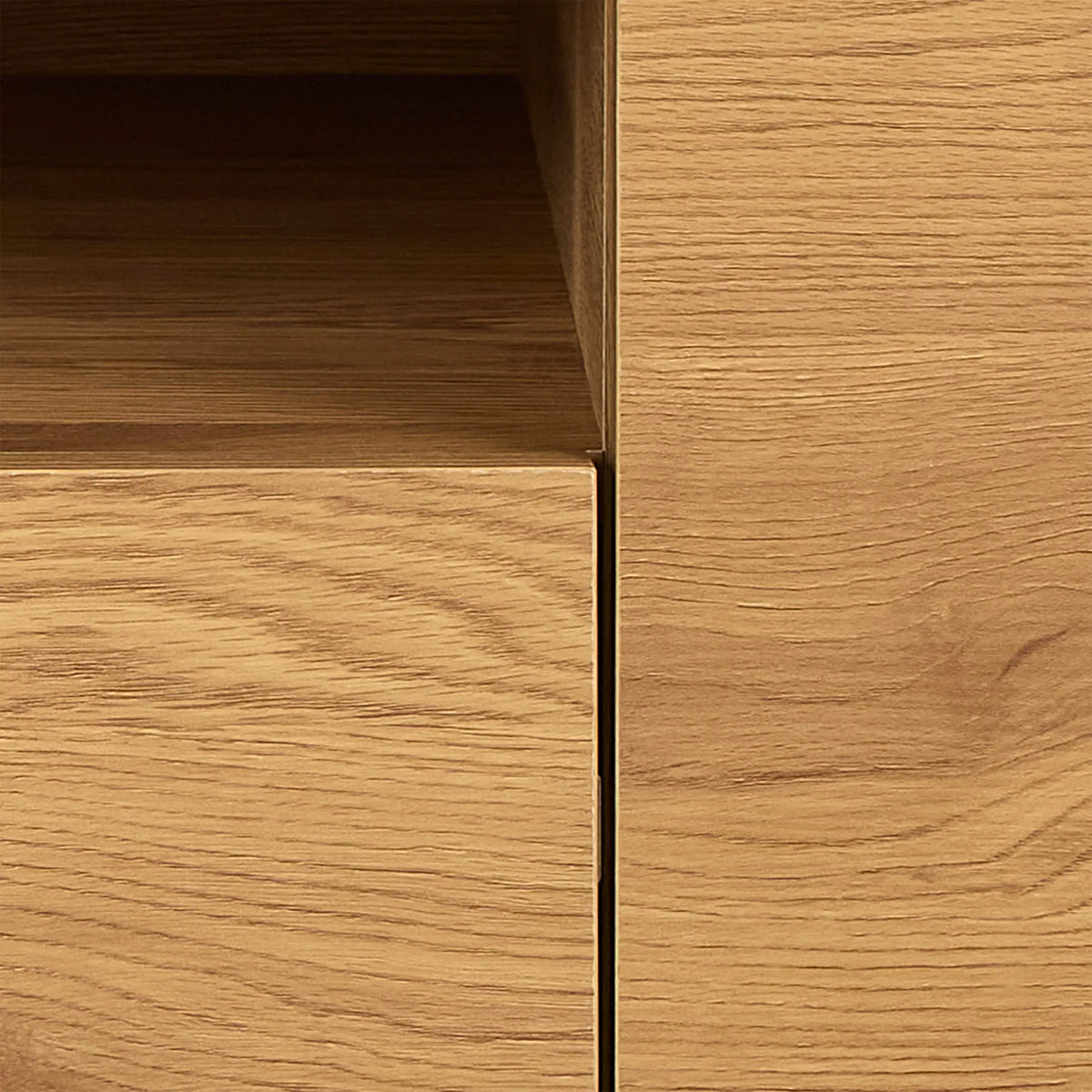 Seaford Tv Unit 2 Doors 1 Drawer in Matt Wild Oak