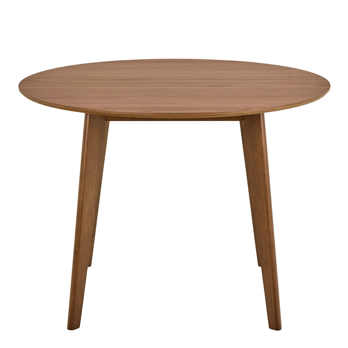 Roxby Round Dining Table in Walnut 120x76cm includes 4 Roxby Dining Chairs in Walnut