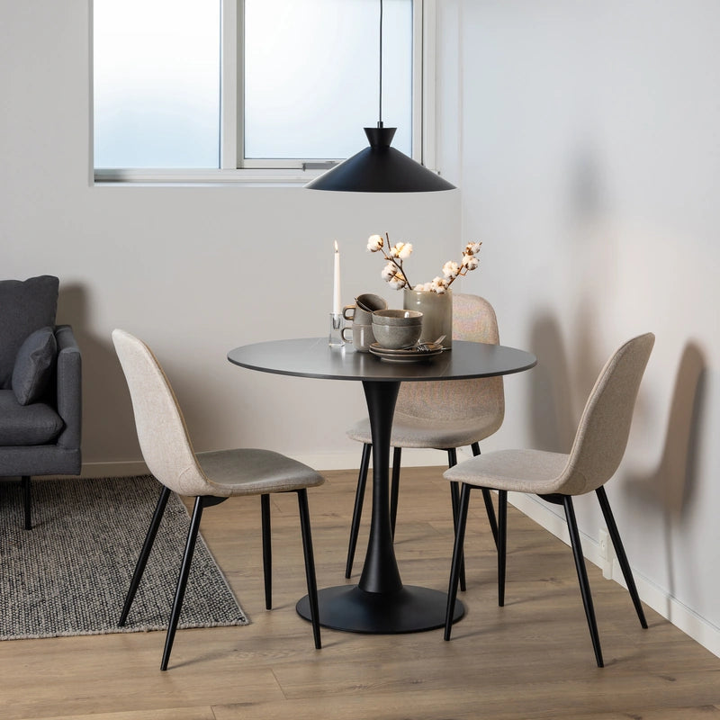 Celia Dining Chair in Beige Set of 4