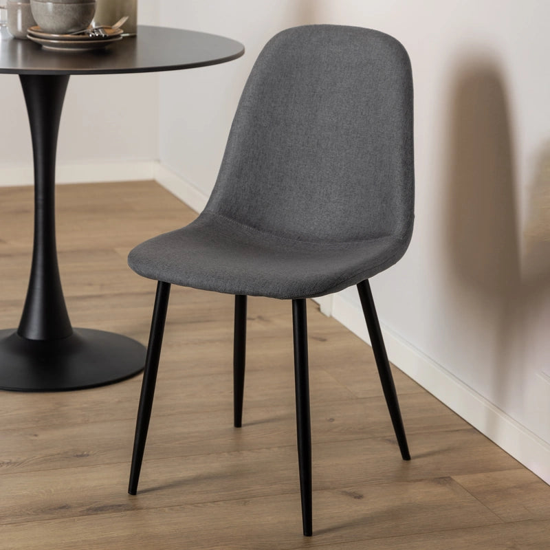 Celia Dining Chair in Light Grey Set of 4