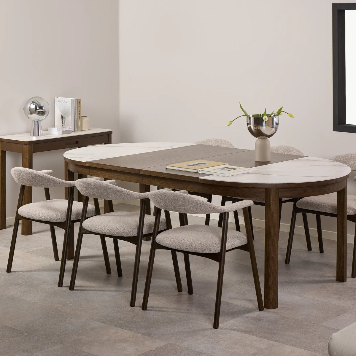 Southampton Extension Leaf in Smoked Oak Veneer Set of 2