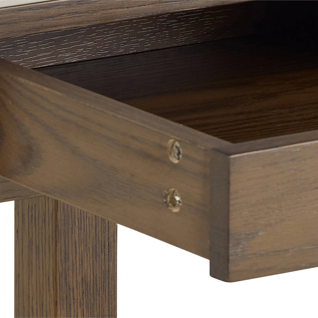Southampton Square Side Table 1 Drawer in Cream Ceramic