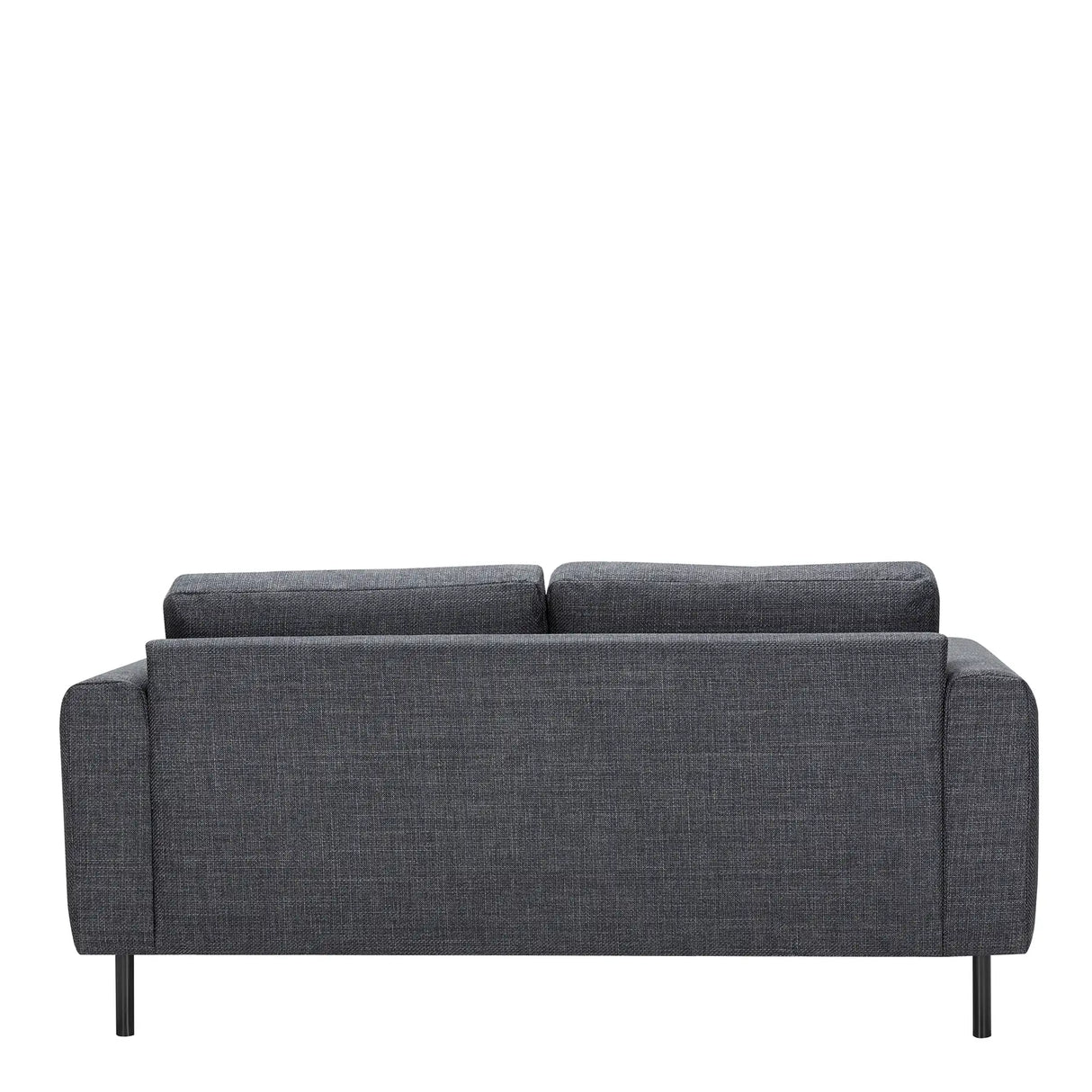 Omaha Set of 2 x 2 Seater Sofas in Basel Dark Grey Fabric