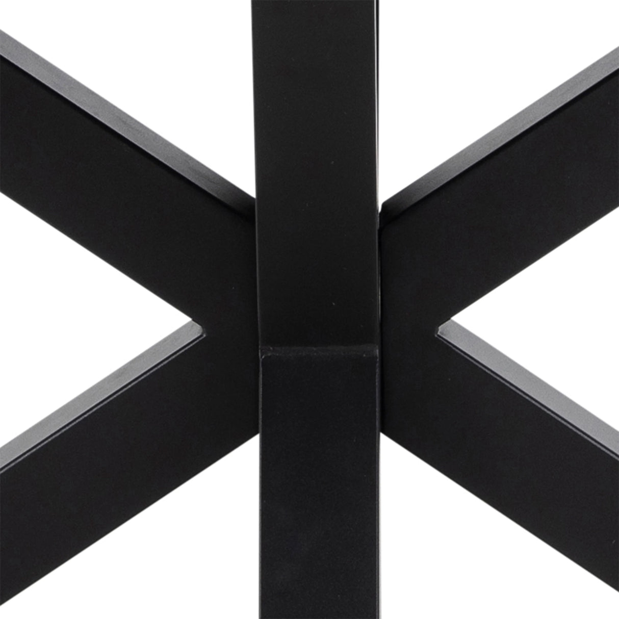 Heaven Dining Table with Ceramic Black Top 200x75.5cm
