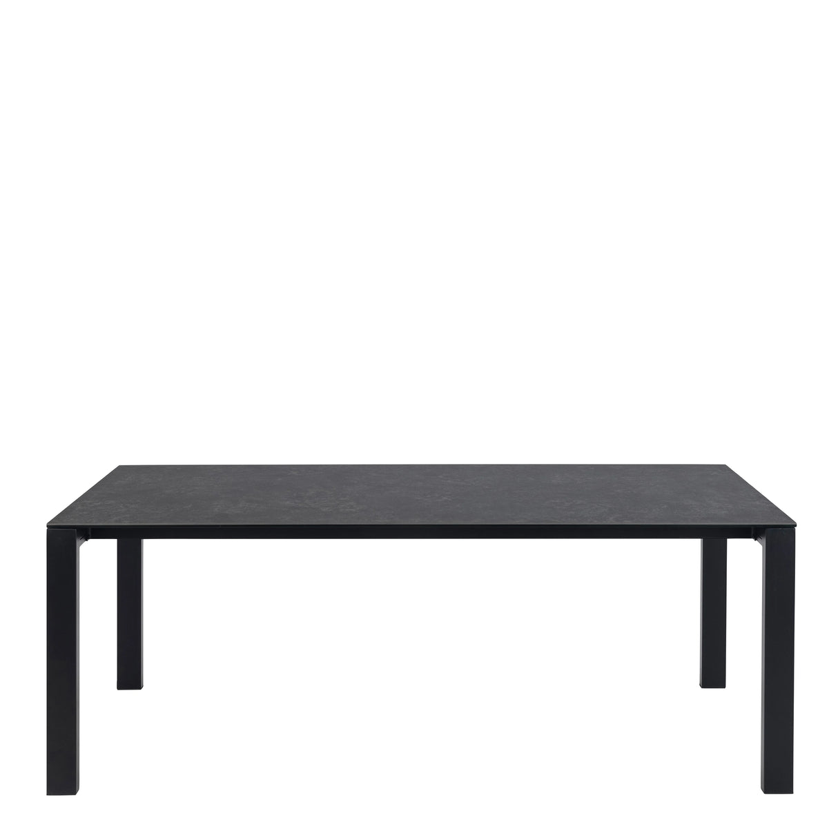 Brentford Matt Black Ceramic Dining Table 200x75cm