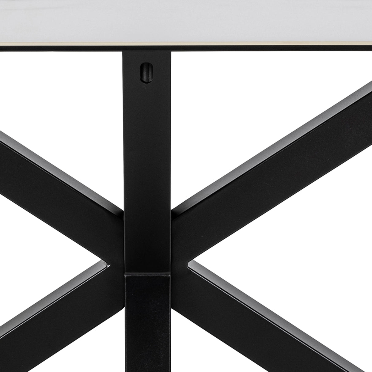 Heaven Dining Table in Ceramic White 160x75.5cm
