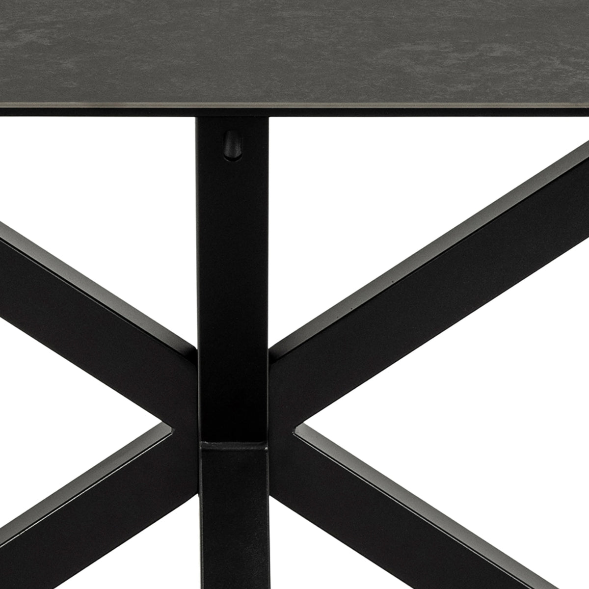 Heaven Dining Table in Ceramic Black Top 160x75.5cm